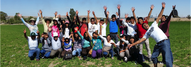 Photo Courtesy of Deborah Andrews during trip. Photo of anthropology classmates