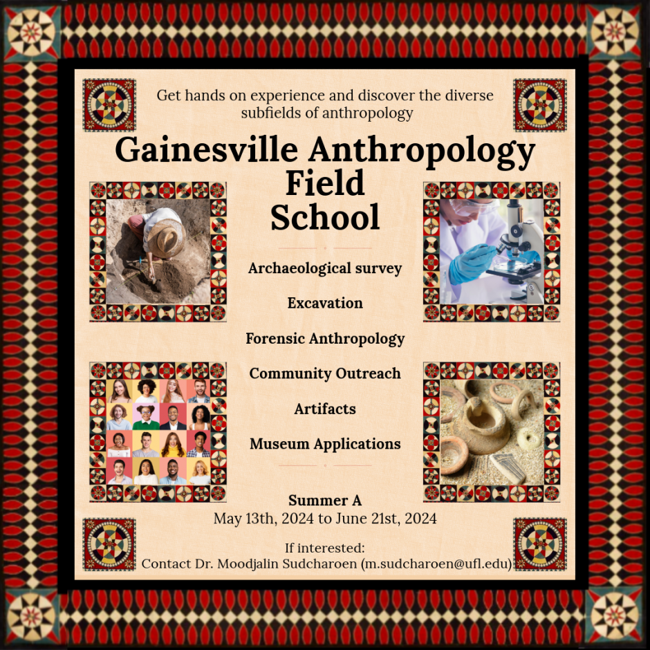 Gainesville Anthropology Field School Anthropology